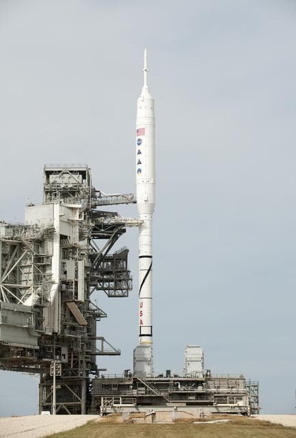 NASA image: ARES I-X Launch Prep