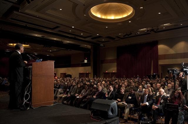 NASA image: Administrator Bolden Delivers Speech at AAS