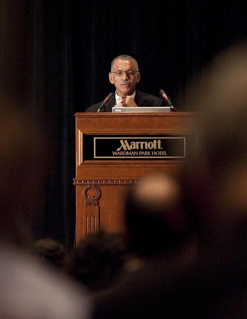 NASA image: Administrator Bolden Delivers Speech at AAS