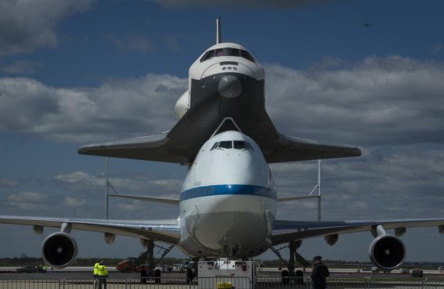 NASA image: Shuttle Enterprise Flight to New York