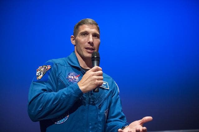 NASA image: Astronaut Mike Hopkins Visit to Maryland Science Center