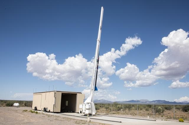 NASA image: UP Aerospace Rocket Poised for Launch from NM to Carry NASA Tech