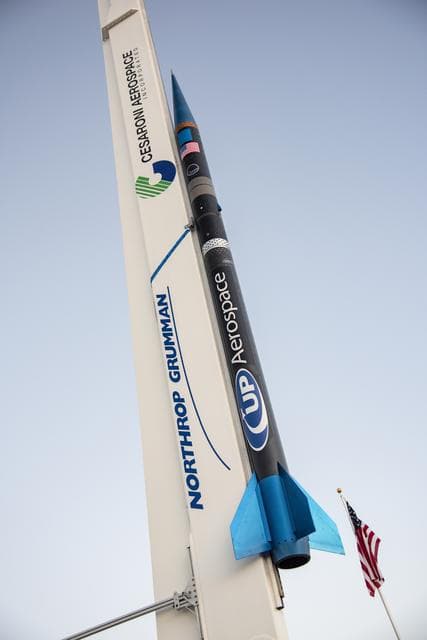 NASA image: UP Aerospace Rocket Poised for Launch from NM to Carry NASA Tech