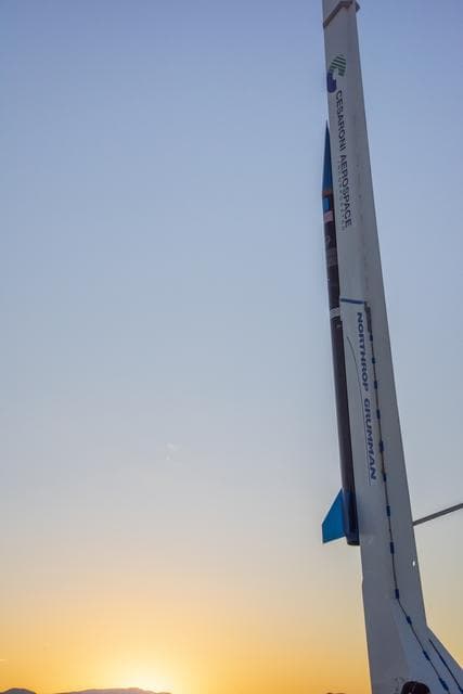 NASA image: UP Aerospace Rocket Poised for Launch from NM to Carry NASA Tech