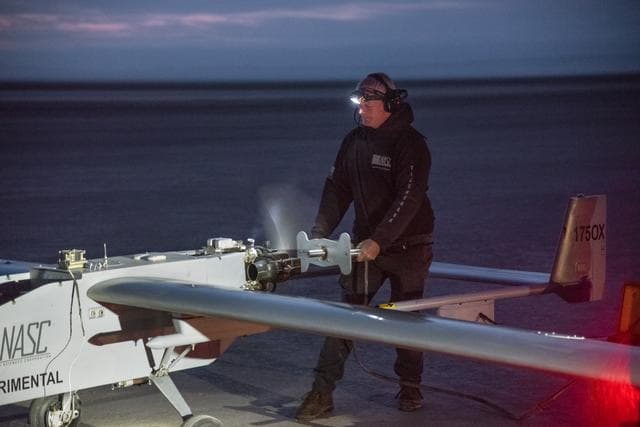 NASA image: The TigerShark Unmanned Aircraft