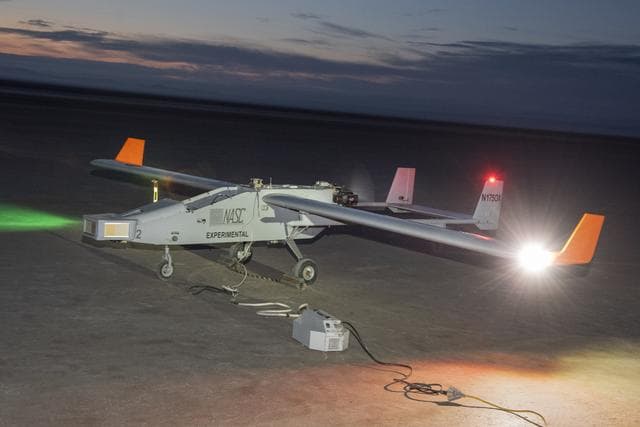 NASA image: The TigerShark Unmanned Aircraft