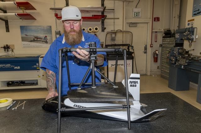 NASA image: NASA Researchers Prepare Atmospheric Probe Prototype for Flight