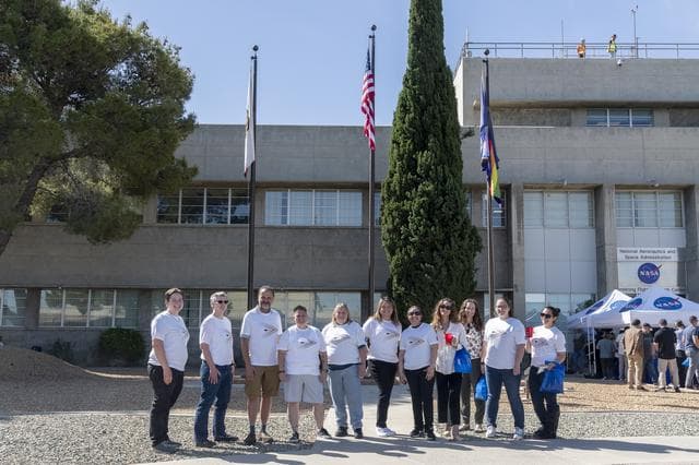 NASA image: Progress Pride Flag-Raising Ceremony at NASA Armstrong