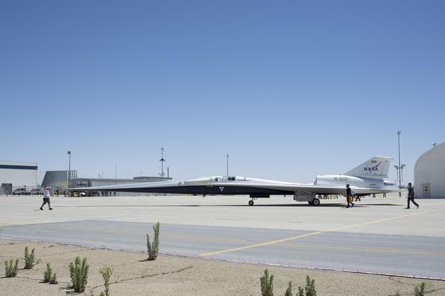 NASA image: NASA’s X-59 Moves Under Its Own Power