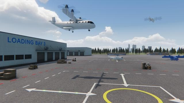 NASA image: Advanced Air Mobility Cargo Delivery