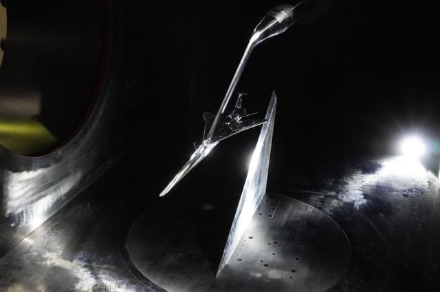 NASA image: X-59 Model Tested in Japanese Supersonic Wind Tunnel