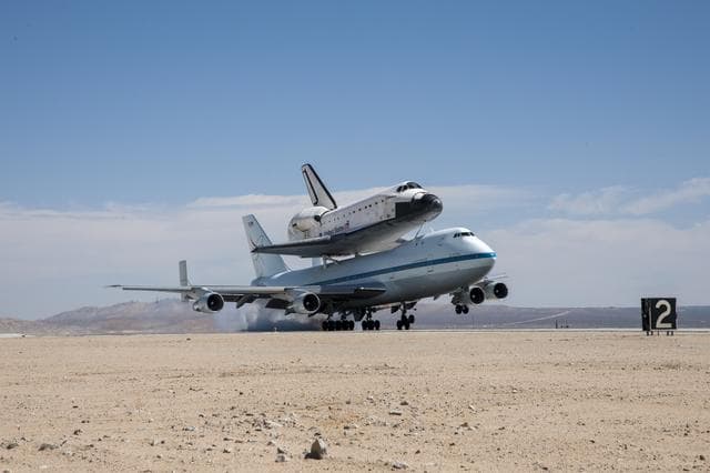 Space Shuttle Endeavour Toured California in 2012