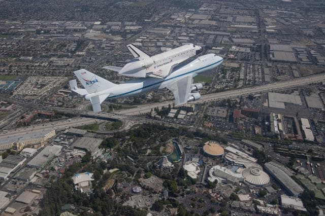 Space Shuttle Endeavour Toured California in 2012