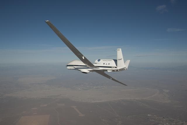 NASA image: NASA Global Hawk Aircraft Collects El Niño Storm Data