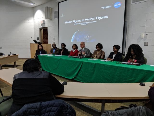 NASA image: “Hidden Figures to Modern Figures” Panel Discussion at Norfolk State University