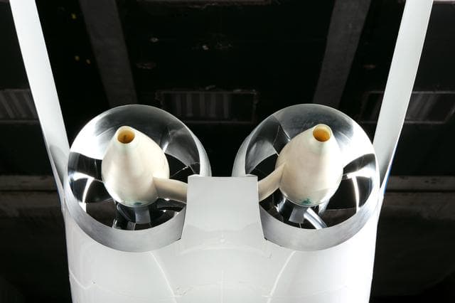 NASA image: MIT N+3 D8 1/11 Scale Model in the 14x22 Foot Subsonic Tunnel 