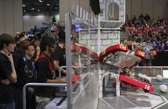 NASA image: ROBOTICS TEAMS AT THE 2016 FIRST ROBOTICS COMPETITION