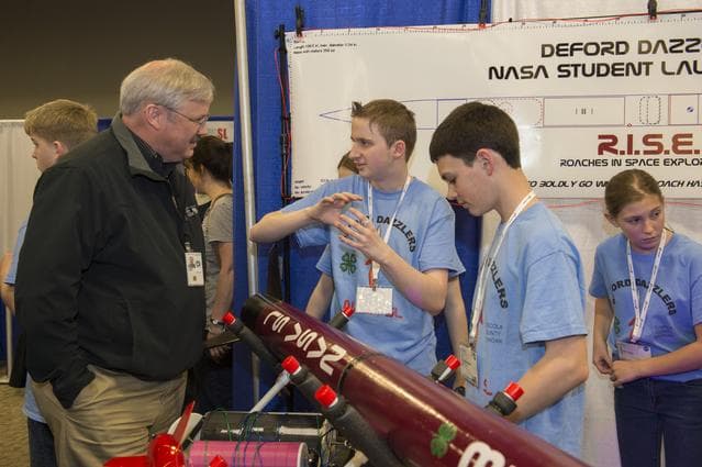 NASA image: 2017 Student Launch Initiative Rocket Fair