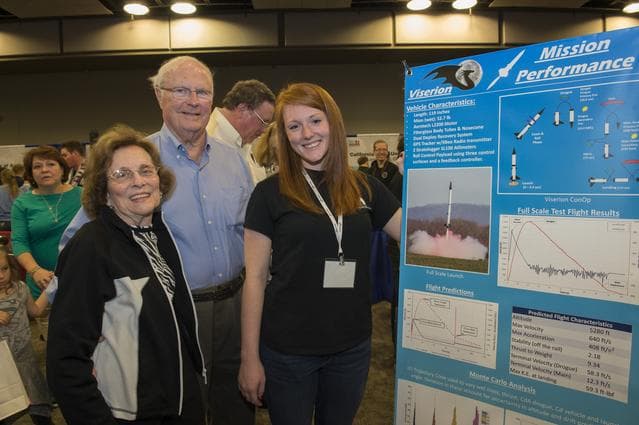 NASA image: 2017 Student Launch Initiative Rocket Fair
