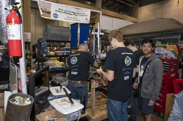 NASA image: 2019 First Robotics Competition