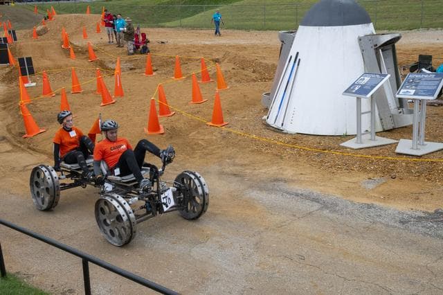 NASA image: 2019 Lunar Rover Challenge Competition