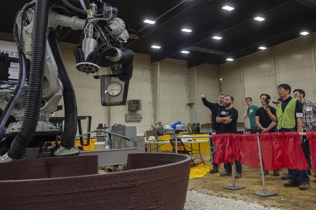 NASA image: NASA 3D-Printed Habitat Challenge