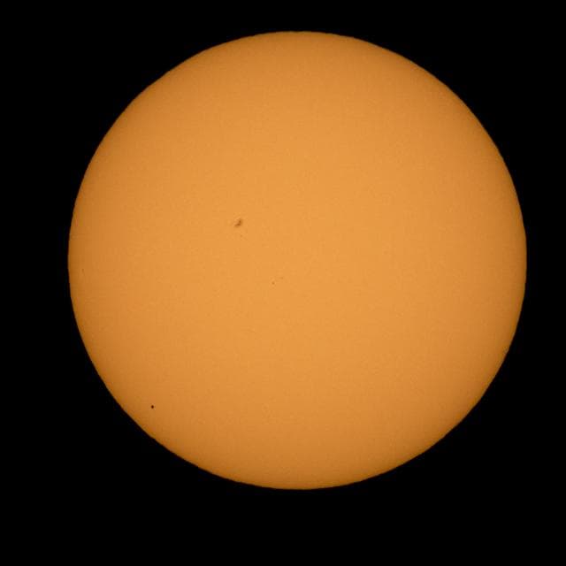 NASA image: Mercury Solar Transit
