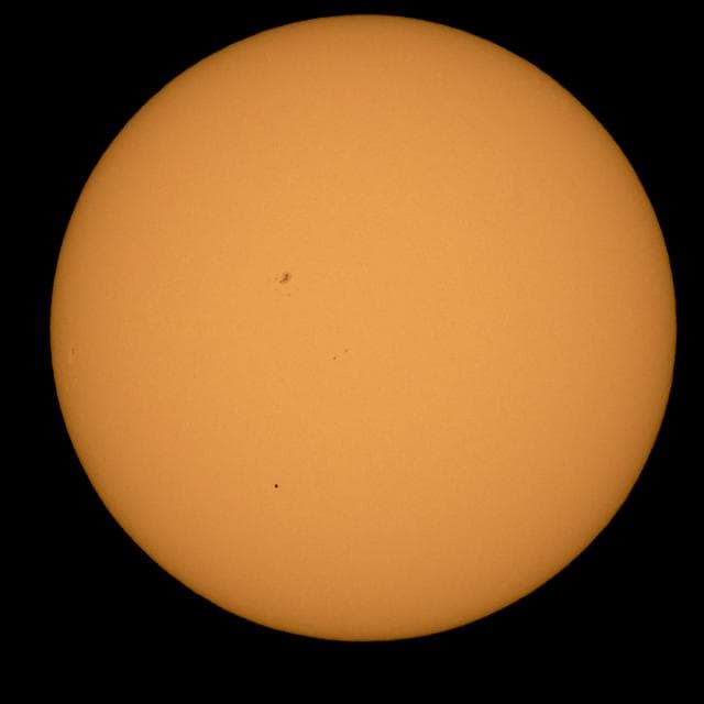 NASA image: Mercury Solar Transit