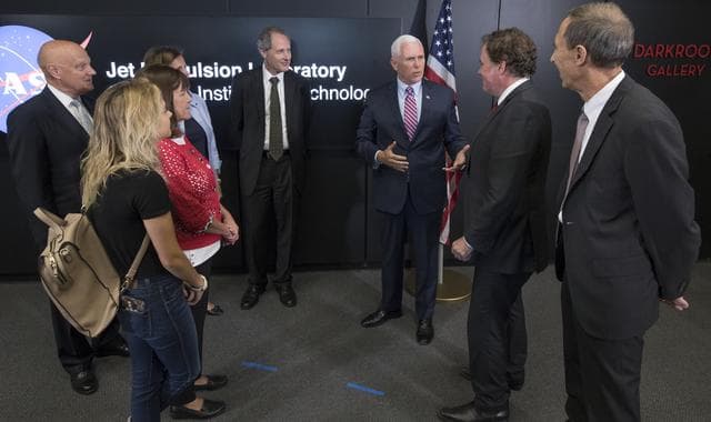 Vice President Pence Tours Jet Propulsion Laboratory