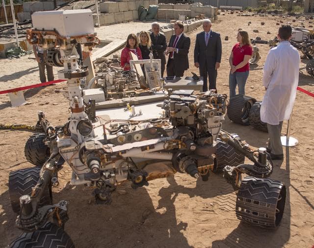 NASA image: Vice President Pence Tours Jet Propulsion Laboratory