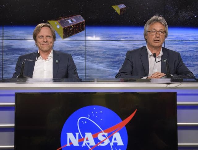NASA image: GRACE-FO Prelaunch Briefing