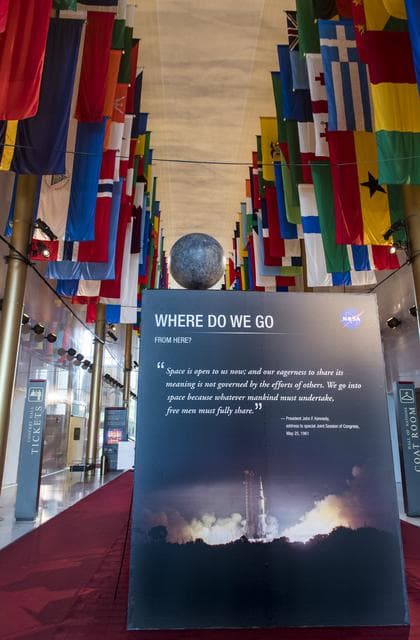 NASA image: NASA 60th Anniversary Exhibit at Kennedy Center