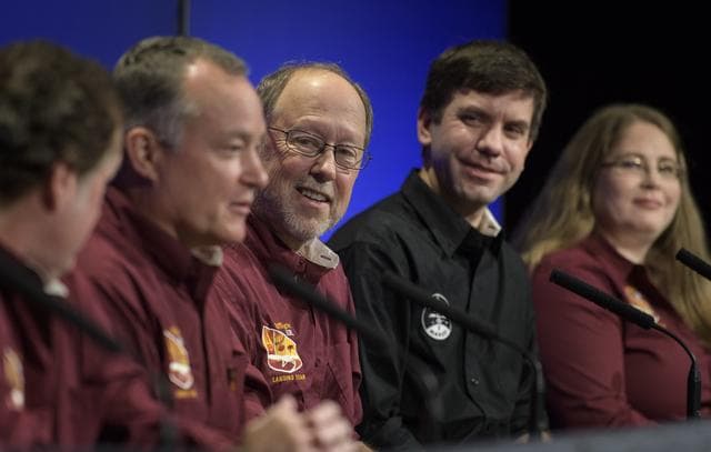 NASA image: Mars InSight Post Landing Press Conference