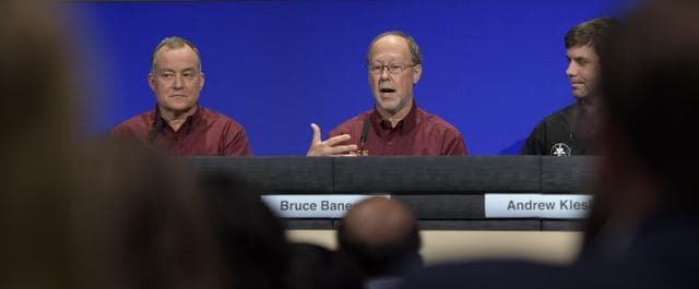 NASA image: Mars InSight Post Landing Press Conference
