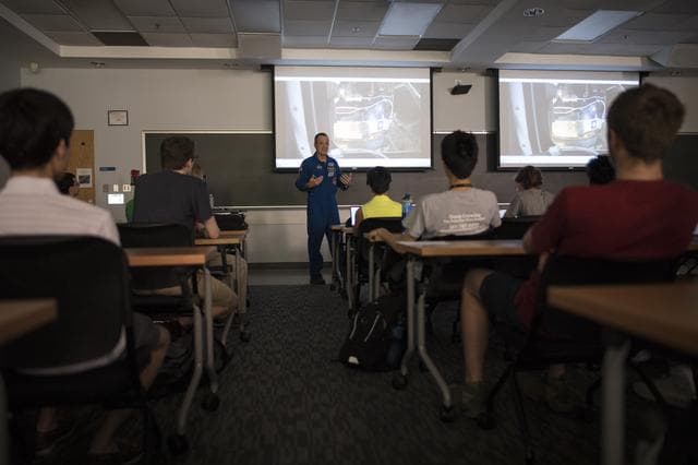 NASA image: Astronaut Ricky Arnold at University of Maryland
