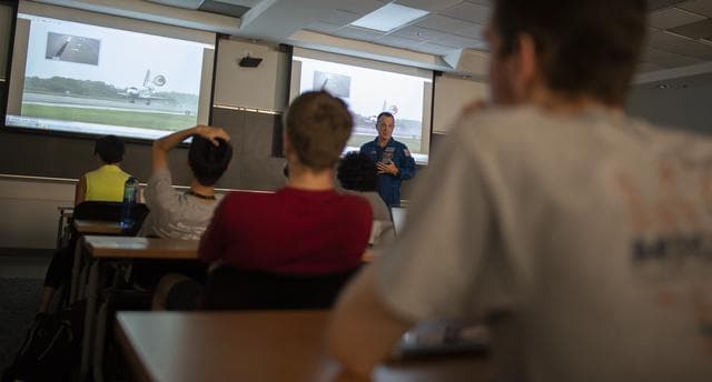 NASA image: Astronaut Ricky Arnold at University of Maryland