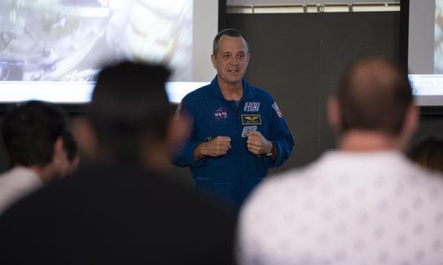 NASA image: Astronaut Ricky Arnold at University of Maryland