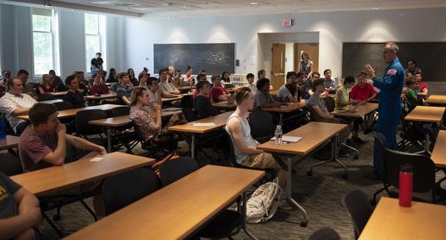 NASA image: Astronaut Ricky Arnold at University of Maryland