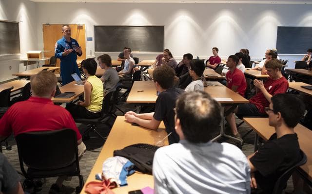 NASA image: Astronaut Ricky Arnold at University of Maryland