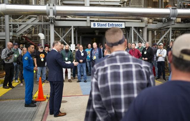 NASA image: NASA Administrator at Stennis Space Center