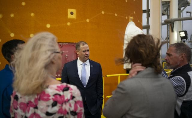 NASA image: NASA Administrator at Stennis Space Center