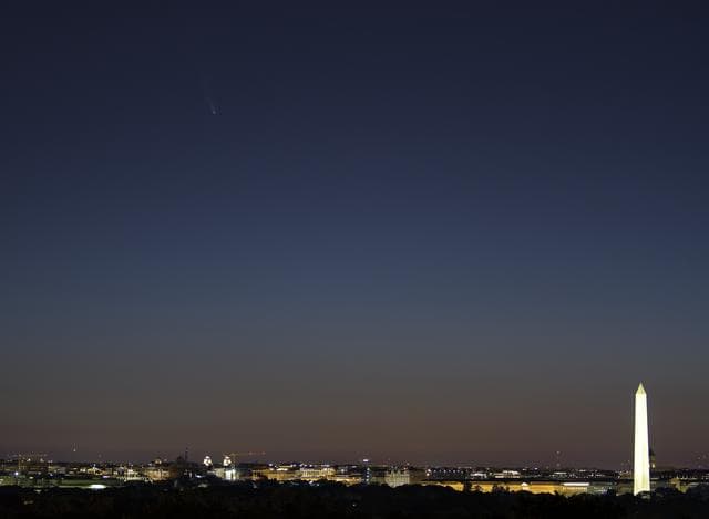 NASA image: Comet NEOWISE Over Washington