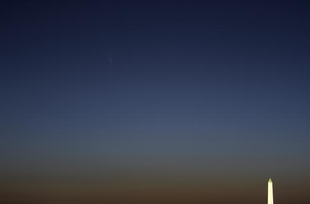 NASA image: Comet NEOWISE Over Washington