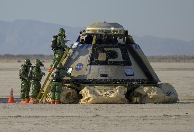 NASA image: Boeing Orbital Flight Test-2 Landing