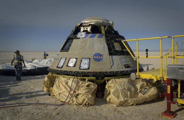NASA image: Boeing Orbital Flight Test-2 Landing