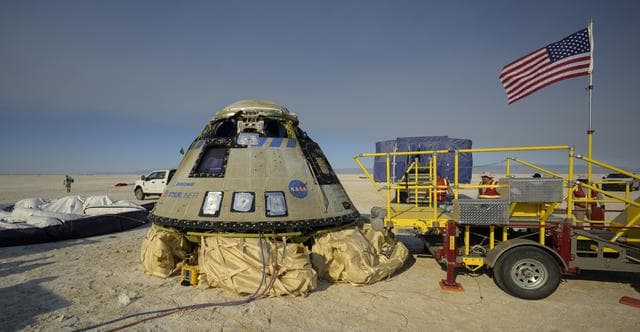 NASA image: Boeing Orbital Flight Test-2 Landing
