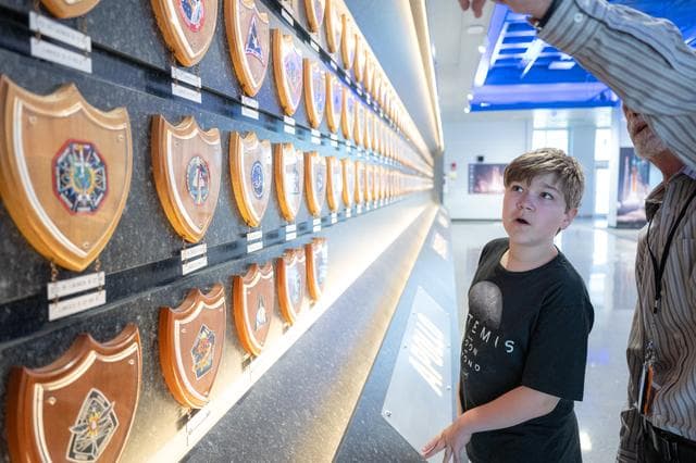 NASA image: Hilt Boling and Family Tour NASA's Kennedy Space Center