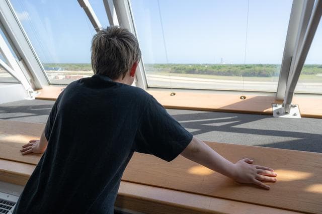 NASA image: Hilt Boling and Family Tour NASA's Kennedy Space Center