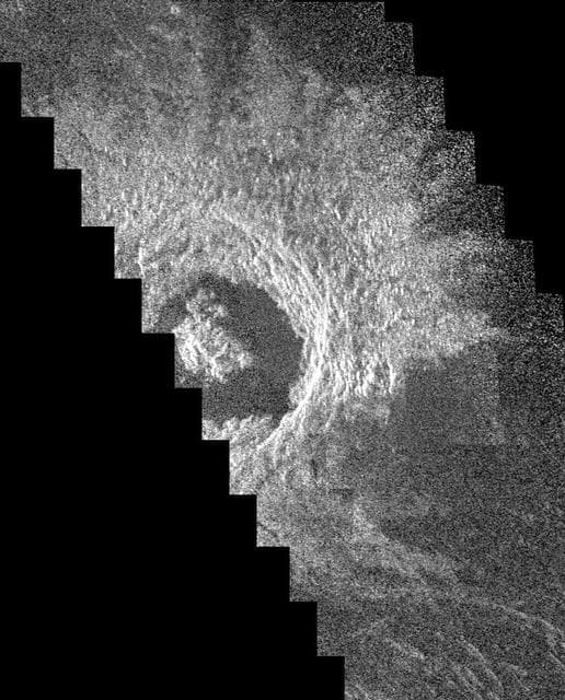 NASA image: Venus - Crater Golubkina