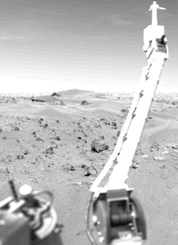 NASA image: The Meteorology Instrument on Viking Lander 1